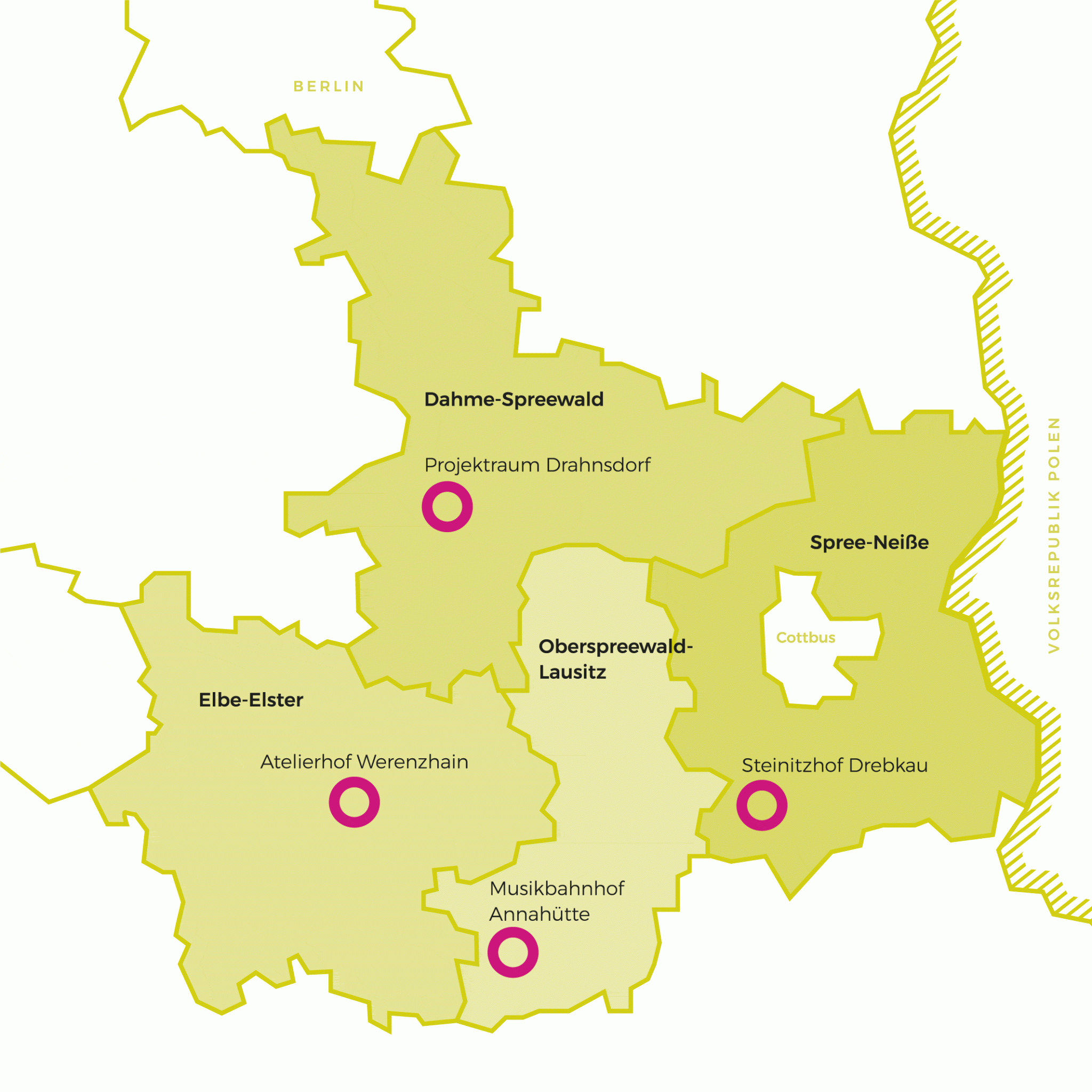 Die Landkreise – open art Lausitz